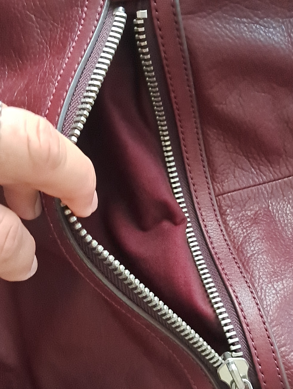 Large Leather Crossbody - Picture 5 of 9